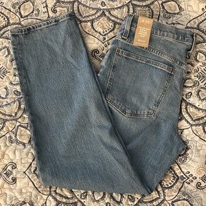 Madewell NWT mid-rise perfect vintage straight jean in verwood wash sz 30
